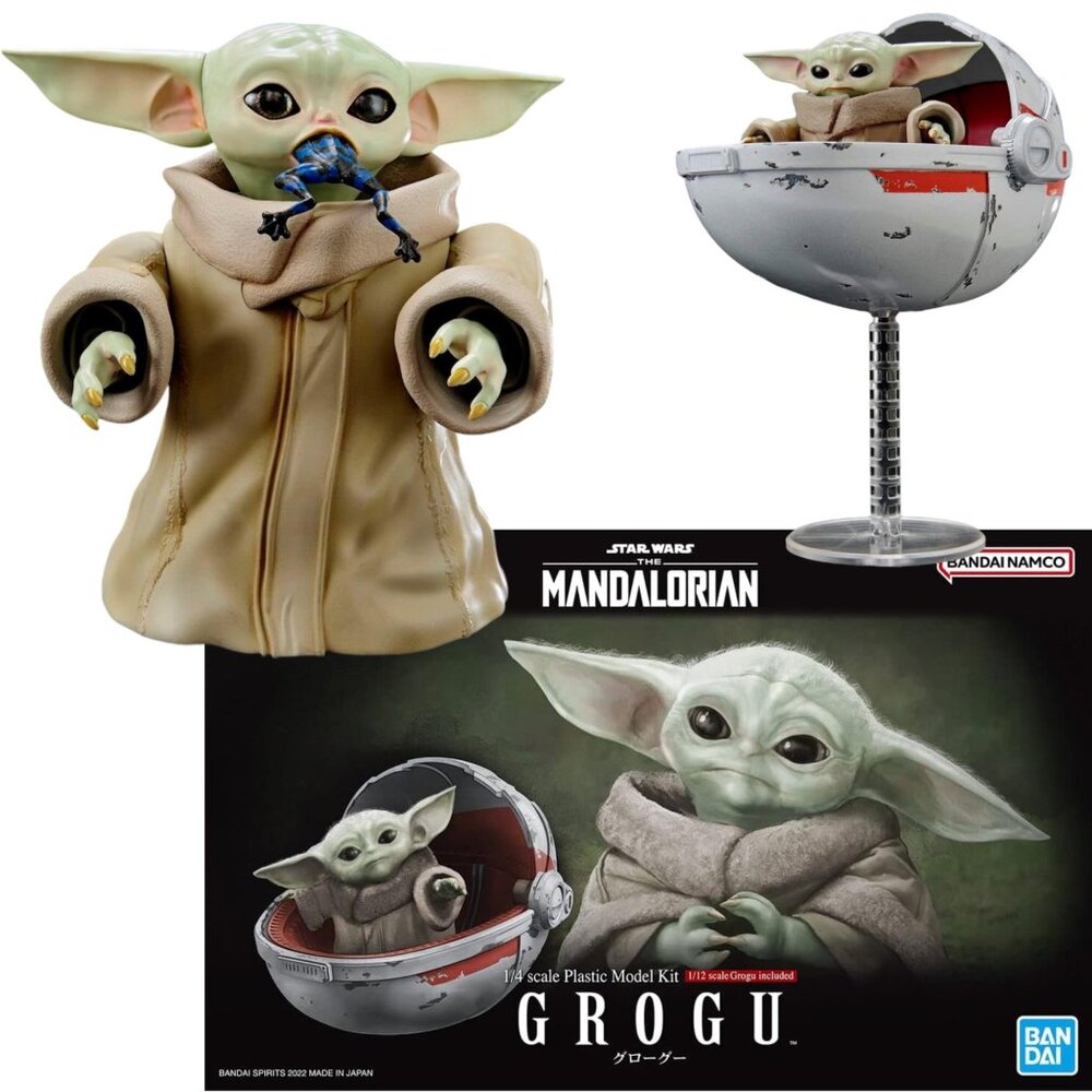 Disney Star Wars The Mandalorian Grogu 1/4 Scale Collectible Model Kit NEW!